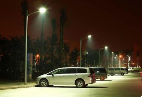 LED Parking light with sharp cut-off angles
